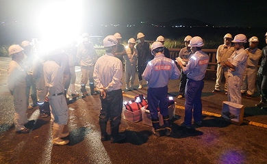 佐賀武雄市災害派遣の様子
