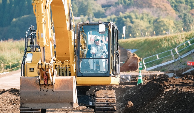 土木工事の様子